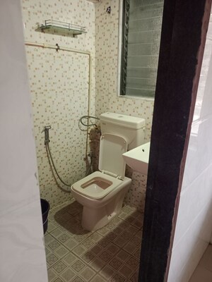 Bathroom in 2 BHK Apartment at Royal Palms Diamond Isle Phase I, Goregaon East – for Rent