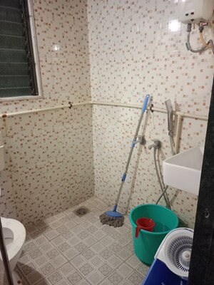 Bathroom in 2 BHK Apartment at Royal Palms Diamond Isle Phase I, Goregaon East – for Rent