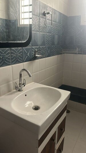 Bathroom in 1 RK Builder Floor at Sector 117 – for Rent