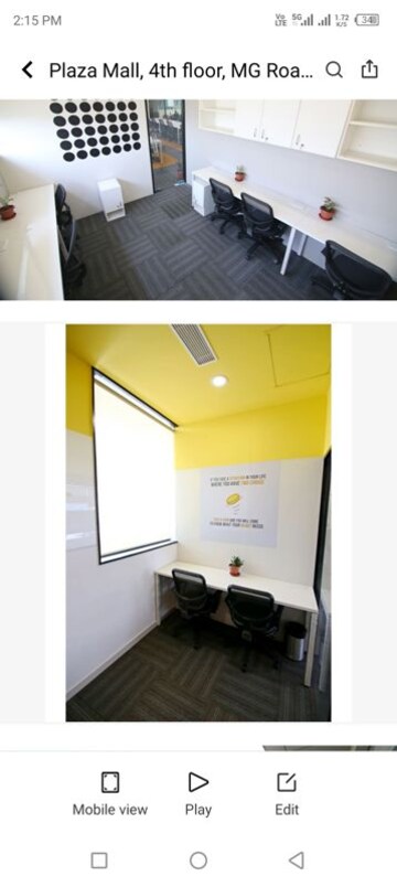 Team Area in  Office Space at Plaza Mall, Sector 28 – for Rent