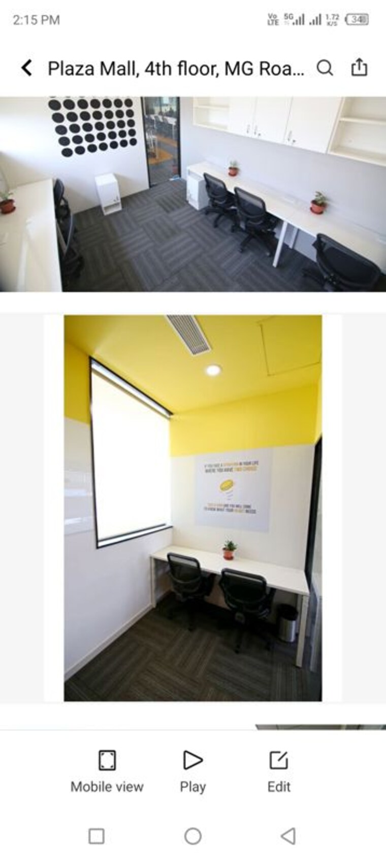 Team Area, plaza-mall Commercial Office Space 2375 Sq.Ft. In Sector 28 Gurgaon 10132405