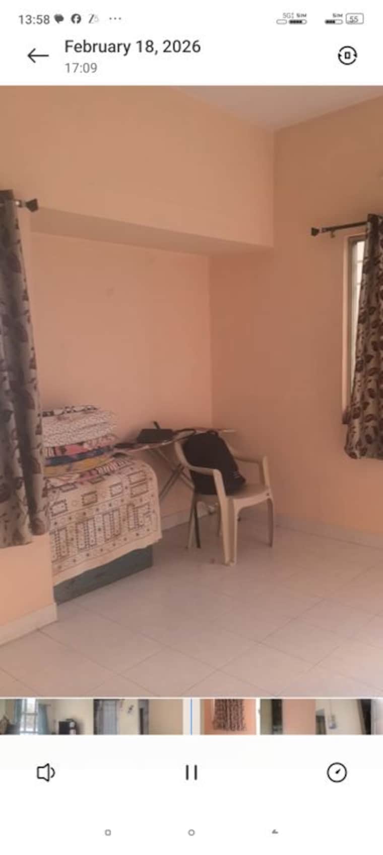 Living Room, 100 feet road 3 Bedroom 1500 Sq.Ft. Apartment In 100 Feet Road Sangli 10132582