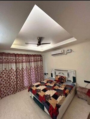 Bedroom in 3 BHK Builder Floor at Sushant Lok I – for Rent