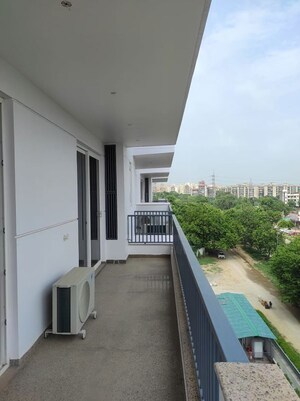 Balcony in 3.5 BHK Apartment at Ram Shanti Apartment, Sector 52 – for Rent