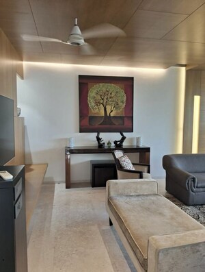Living Room in 4 BHK Apartment at Juhu – for Rent