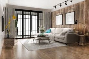 Living Room in 3 BHK Apartment at DNB Jumeirah Towers, Mokila – for Sale