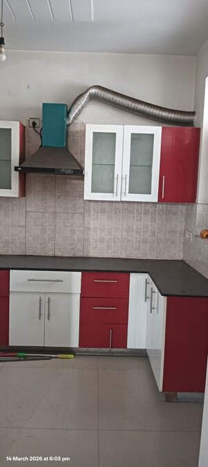 Kitchen in 3 BHK Apartment at Golden Sand Apartments, Dhakoli – for Rent