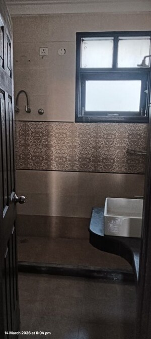 Bathroom in 3 BHK Apartment at Golden Sand Apartments, Dhakoli – for Rent