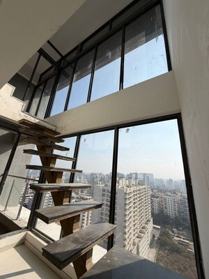 Staircase in 3 BHK Penthouse at Gagan Klara, Balewadi – for Sale