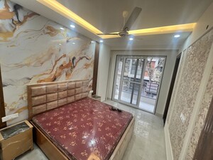 Bedroom in 1 BHK Builder Floor at Sushant Lok I – for Rent