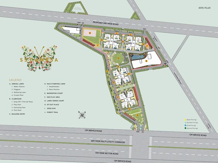 Master Plan, ss-camasa 4 Bedroom 2530 Sq.Ft. Apartment In Sector 90 Gurgaon 10132401
