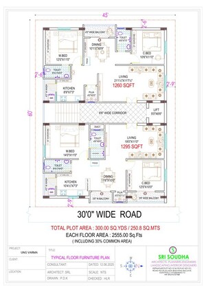 Floor Plan in 2 BHK Apartment at Kphb – for Sale