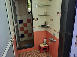 Bathroom in 1 BHK Apartment at Hiranandani Gardens Canna, Powai – for Rent
