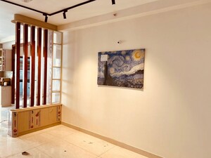 Living Room in 3 BHK Apartment at Prestige Beverly Hills, Kokapet – for Rent