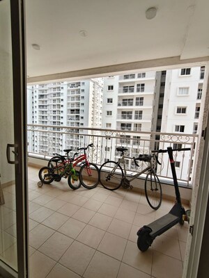 Balcony in 3 BHK Apartment at Prestige Beverly Hills, Kokapet – for Rent