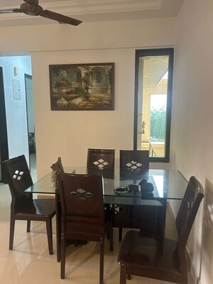 Dining area in 2 BHK Apartment at Lake Pleasant, Powai – for Rent
