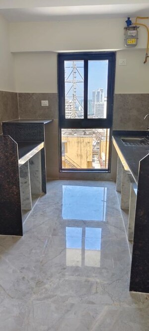 Kitchen in 1 BHK Apartment at Ajmera Boulevard, Malad West – for Sale