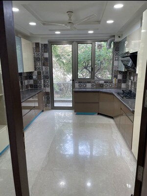 Kitchen in 4 BHK Builder Floor at Greater Kailash ii – for Rent