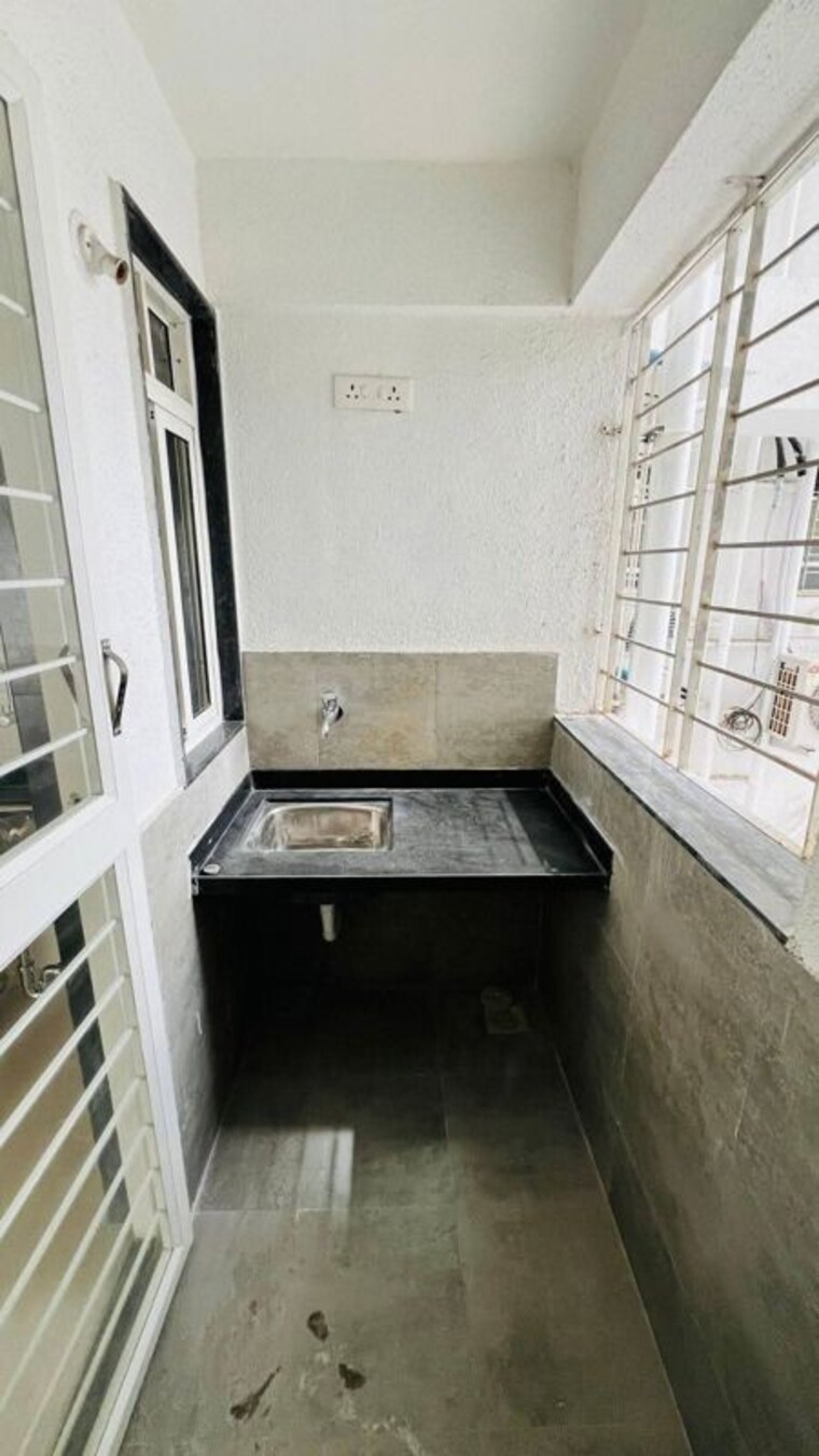 Kitchen, basil-mondale 2 Bedroom 751 Sq.Ft. Apartment In Mundhwa Pune 10134673