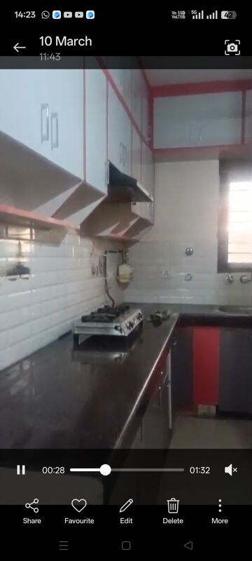 Kitchen in 3 BHK Builder Floor at Vaishali Sector 5 – for Rent