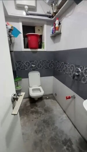 Bathroom in 2 BHK Apartment at Kamala Mill – for Rent