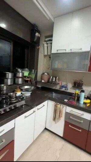 Kitchen in 2 BHK Apartment at Kamala Mill – for Rent