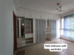 Building Lobby in 2.5 BHK Apartment at Bhartiya Nikoo Homes, Thanisandra Main Road – for Rent