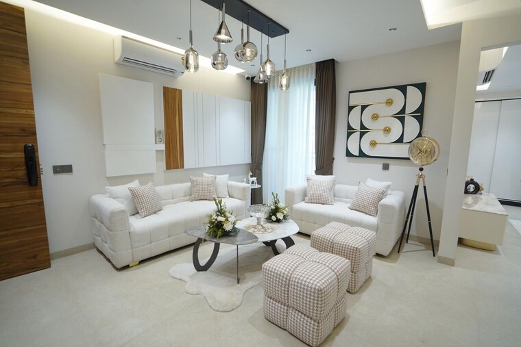 Living Room, the-suman-marvelous 3 Bedroom 1850 Sq.Ft. Apartment In Ramgarh Bhudda Zirakpur 10135456