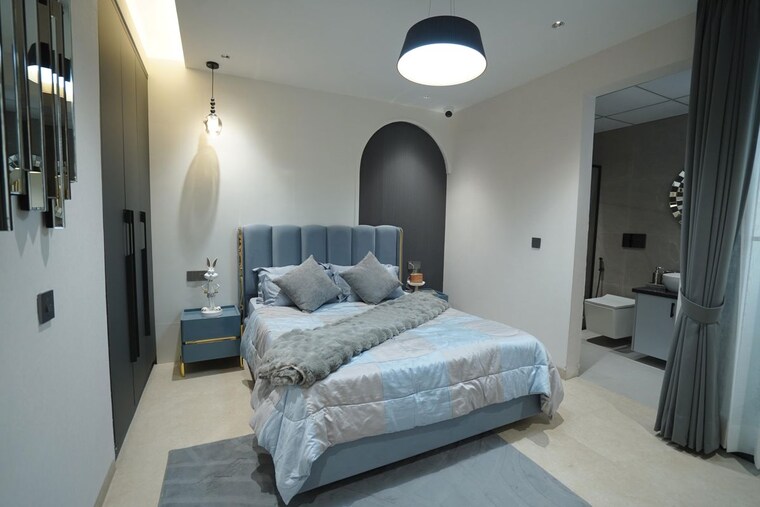 Bedroom, the-suman-marvelous 3 Bedroom 1850 Sq.Ft. Apartment In Ramgarh Bhudda Zirakpur 10135456