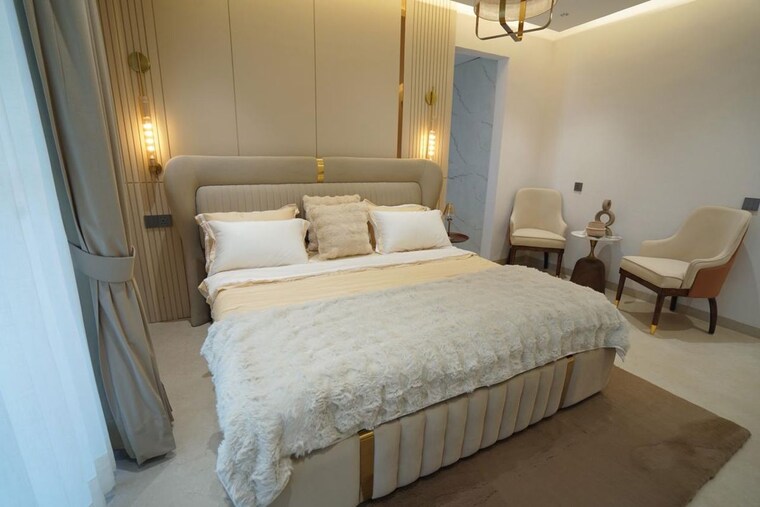 Bedroom, the-suman-marvelous 3 Bedroom 1850 Sq.Ft. Apartment In Ramgarh Bhudda Zirakpur 10135456