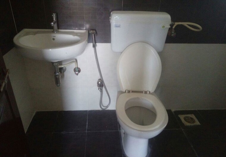 Bathroom, kb-palladion-apartment 2 Bedroom 1000 Sq.Ft. Apartment In Baner Pune 10135794