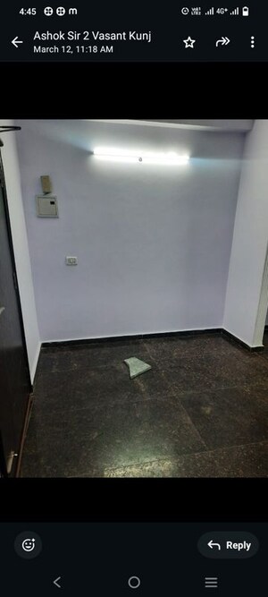 Room in 2 BHK Builder Floor at Vasant Kunj – for Rent