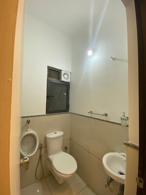 Bathroom in  Office Space at United World Trade Tower, Makarba – for Rent