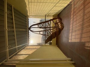 Balcony in 3 BHK Apartment at Ganesham Phase I, Pimple Saudagar – for Rent