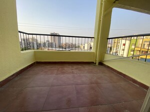 Balcony in 3 BHK Apartment at Ganesham Phase I, Pimple Saudagar – for Rent