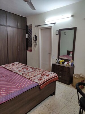 Bedroom in 3 BHK Builder Floor at East Of Kailash – for Rent
