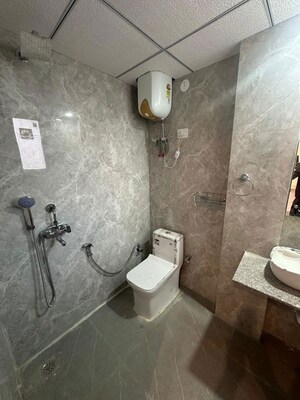 Bathroom in 1 RK Builder Floor at BNB Imperia Tower, Sector 47 – for Rent