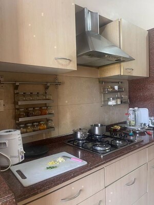 Kitchen in 3 BHK Apartment at Indradarshan II, Oshiwara – for Rent
