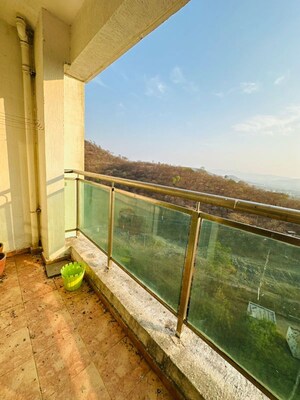 Balcony in 2 BHK Apartment at Megapolis Sangria Towers, Hinjewadi – for Rent