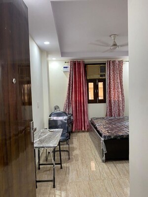 Living Room in 1.5 BHK Builder Floor at Tagore Garden Extension – for Rent