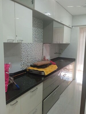 Kitchen in 3 BHK Apartment at Satellite Tower, Goregaon East – for Sale