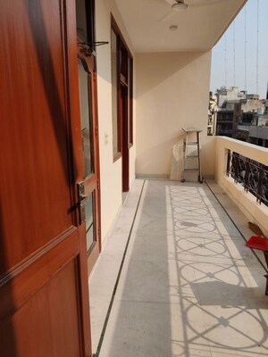 Balcony in 3 BHK Builder Floor at Kirti Nagar – for Rent