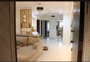 Living Room in 3 BHK Apartment at Omkar Alta Monte, Malad East – for Rent