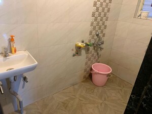 Bathroom in 2 BHK Apartment at Punawale – for Rent