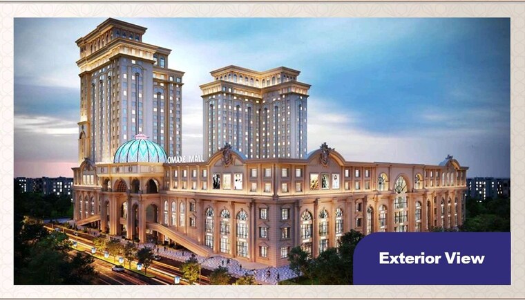 Exterior View, omaxe-world-street Commercial Shop 250 Sq.Ft. In Sector 79 Faridabad 10136854