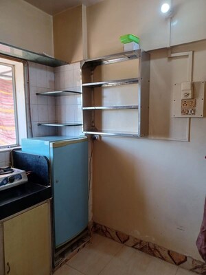 Kitchen in 1 RK Apartment at Navbharat Sahyog CHS, Goregaon East – for Rent