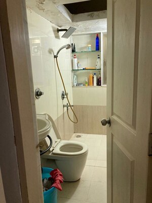 Bathroom in 3 BHK Apartment at Belscot Chs Ltd, Andheri West – for Rent