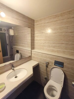 Bathroom in 2.5 BHK Apartment at Lodha Codename Premier, Dombivli East – for Rent