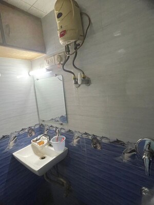 Bathroom in 2 BHK Apartment at Hill View Tower, Vikhroli West – for Rent