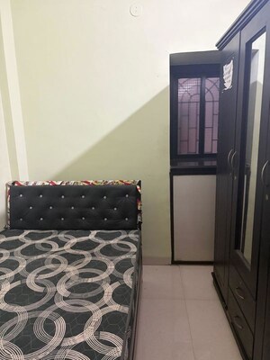 Bedroom in 1 BHK Apartment at Shree Gurudutt CHS, Seawoods – for Rent